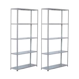 Pack 2 prateleiras modulares de metal steelsmart 200kg 180x30x90 cm 7house