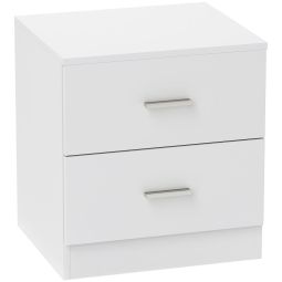 Mesa de cabeceira 45x39,5x49 cm color blanco Homcom, casa - quarto
