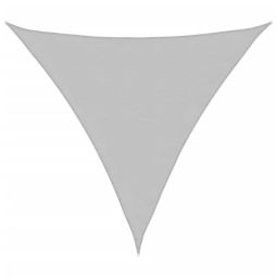 vidaXL toldo de vela poliéster oxford 100% gris claro 3x3x3 m