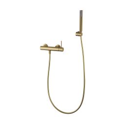 Torneira duche monza monocomando – ouro escovado – chuveirinho
