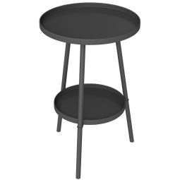 Mesa de jardim ø32x51 cm metal Outsunny