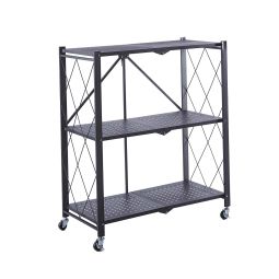 Estante dobrável 71,5x36x84 cm catter house kim 84 preta (até 120 kg))