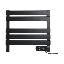 Toalheiro eléctrico compacto preto 100w