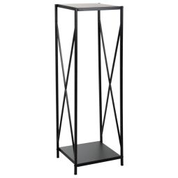 Porta-toras de metal preto 34x34x111