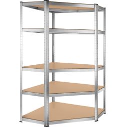 Prateleira industrial para cargas de hasta 875 kg, 175 kg por balda