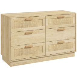 Cómoda de madeira 110x40x69 cm color marrón Homcom