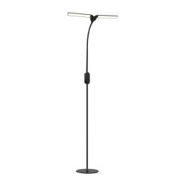 Nettlife lâmpada de pé preto 158x44