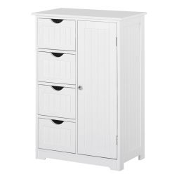 Armário casa de banho 56x30x83 cm mdf color blanco kleankin