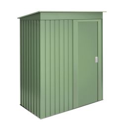 Armário metálico de jardim 1.39m² Wasabi porta de correr anti-corrosão