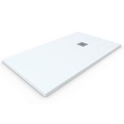 Base de duche em resina extraplano. Branco 75x160cm