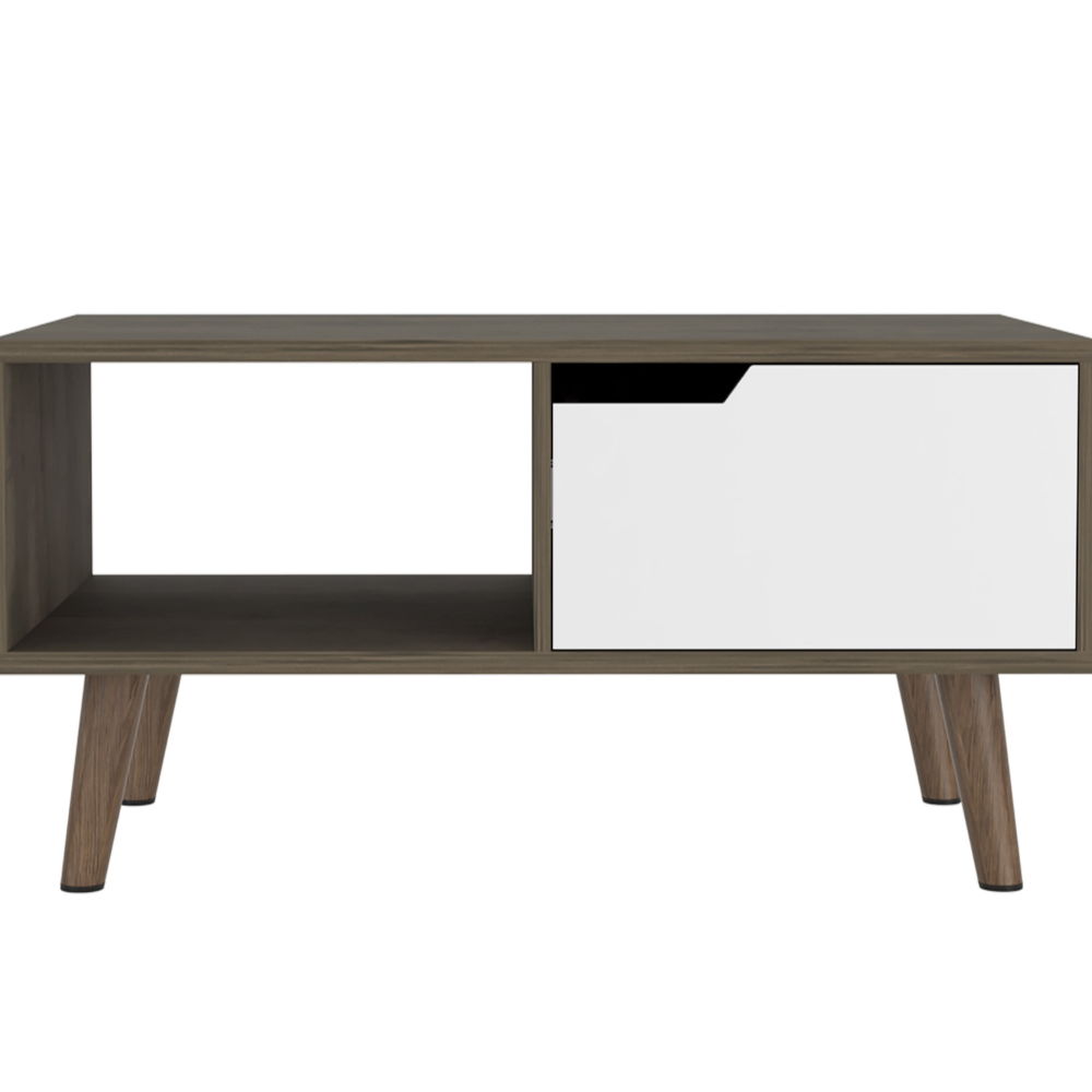 Mesa de café oslo, com gaveta