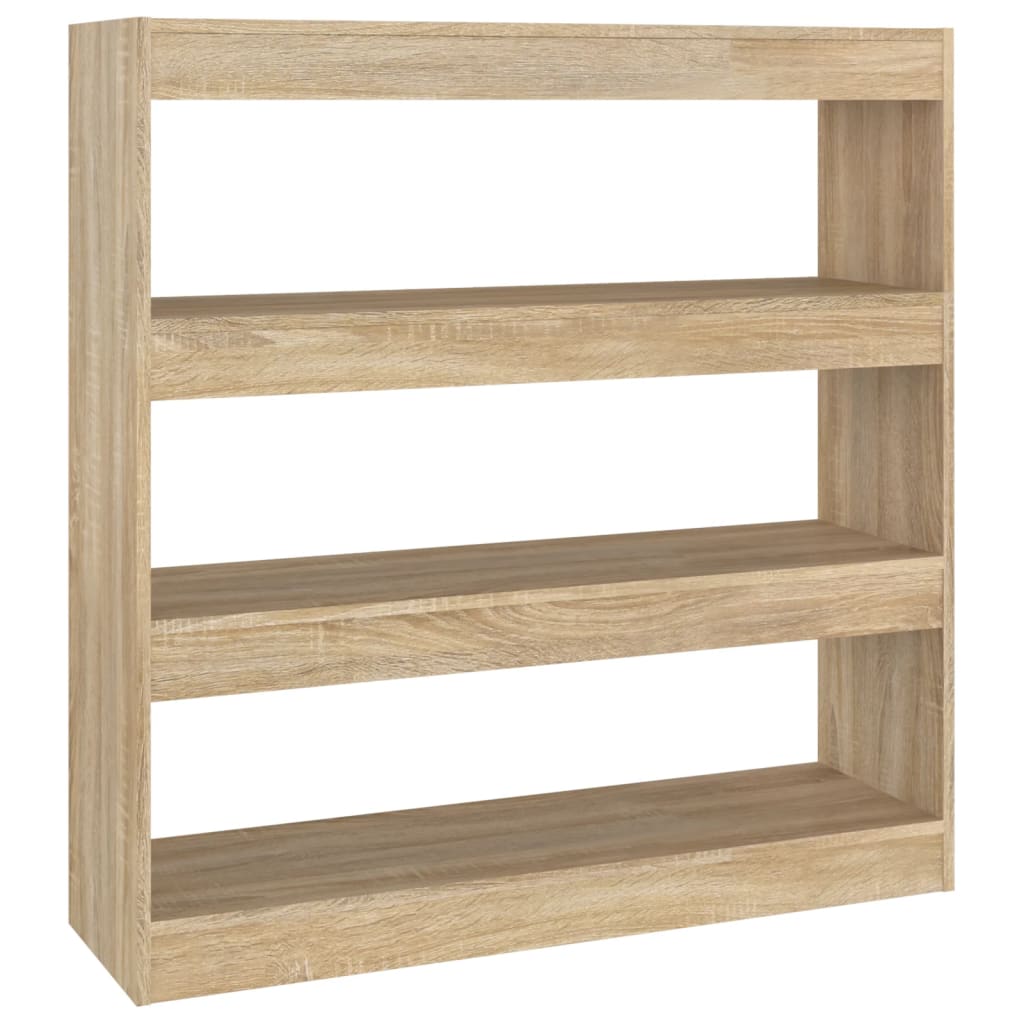 vidaXL estantería/divisor espacios color roble sonoma 100x30x103 cm