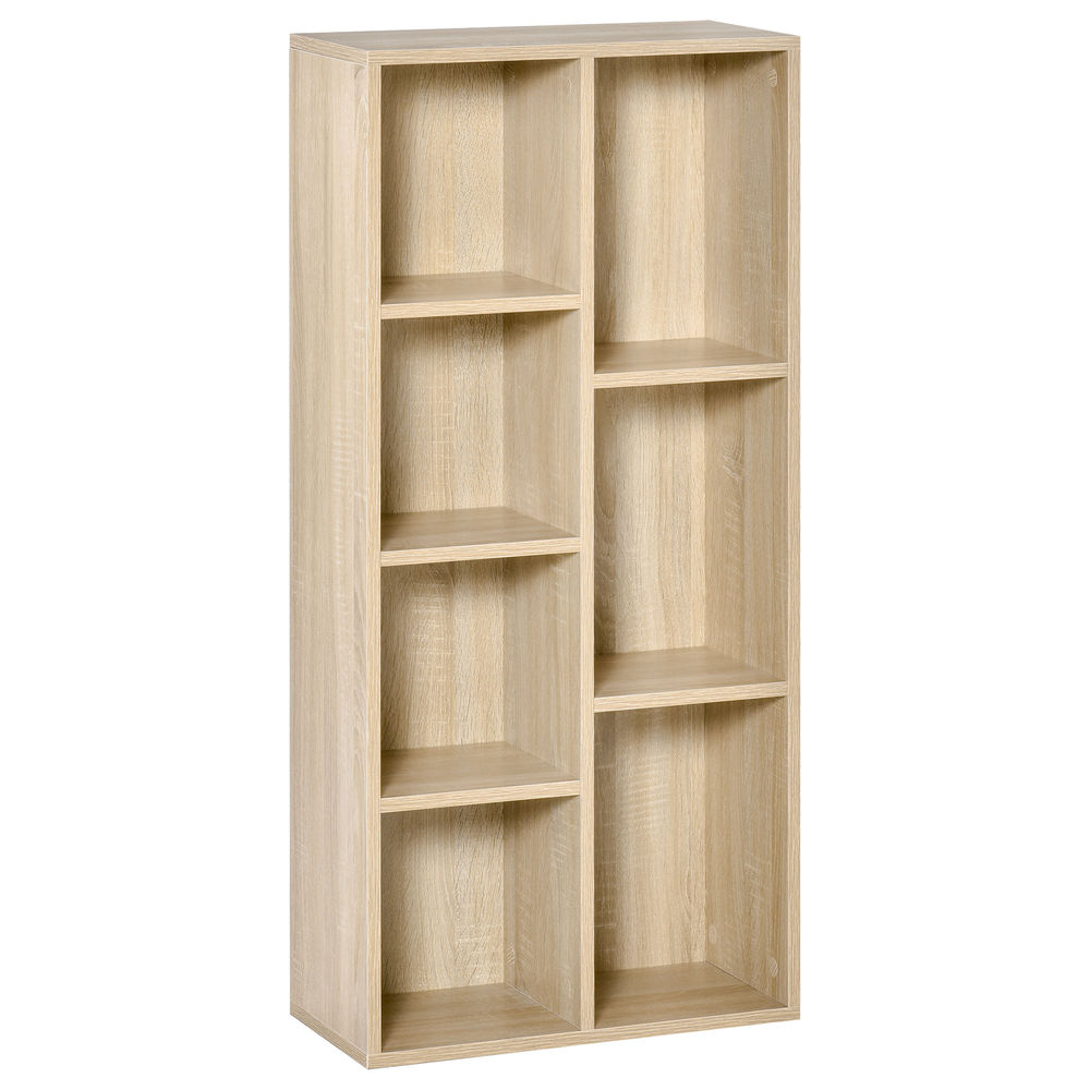 Estante para livro 50x24x106cm mdf color marrón Homcom