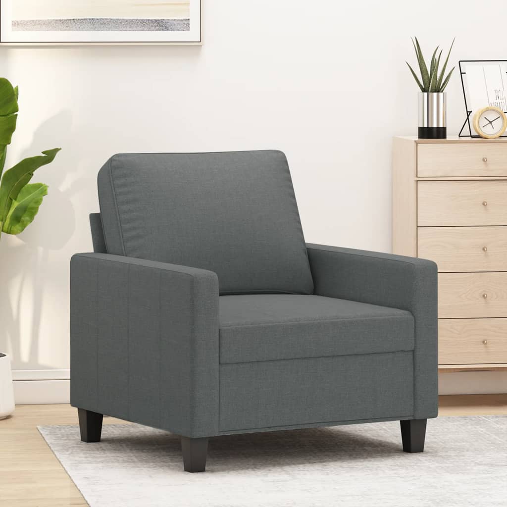 Poltrona 60 cm tecido cinzento-escuro ewg1854