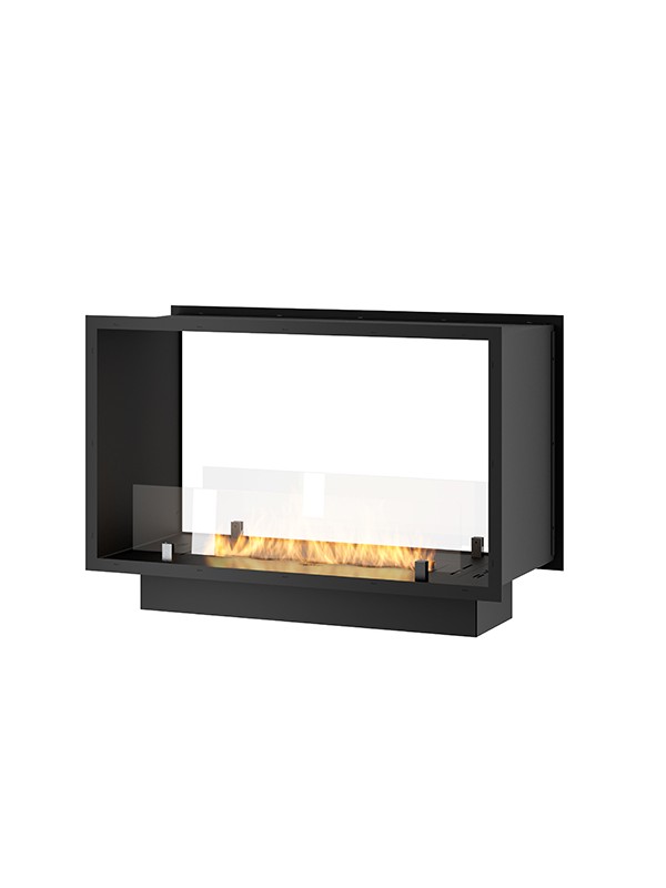 2side slim - biofireplace dupla face lareira embutida a bioetanol 80 cm