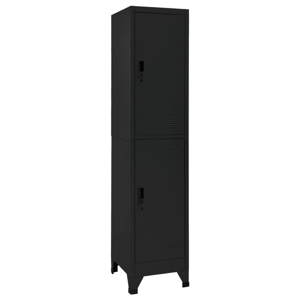 Cacifo 38x45x180 cm aço preto wgo5546