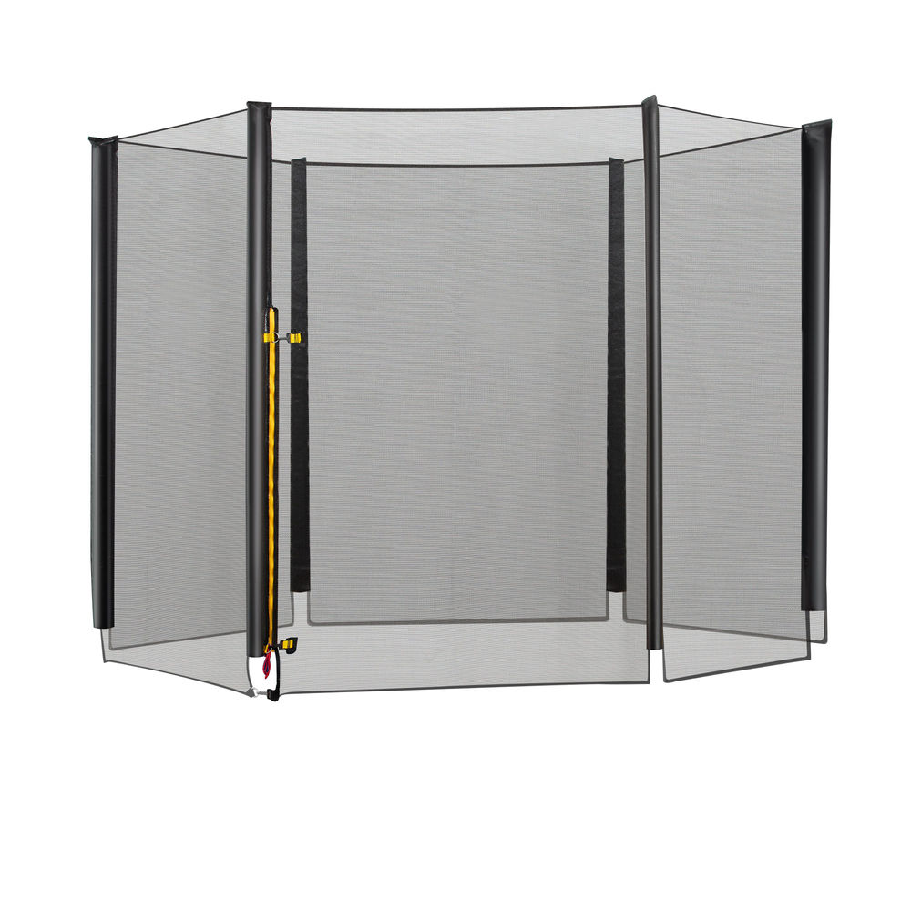 Rede de proteção para cama elástica ø305x180 cm pe e epe Homcom