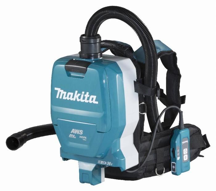 Aspirador de mochila sem escova Makita 36v - 110mbar dvc265zxu