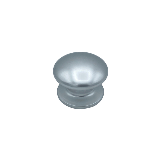 Puxador fixo para porta, d: 80 mm, em alumínio prata polido