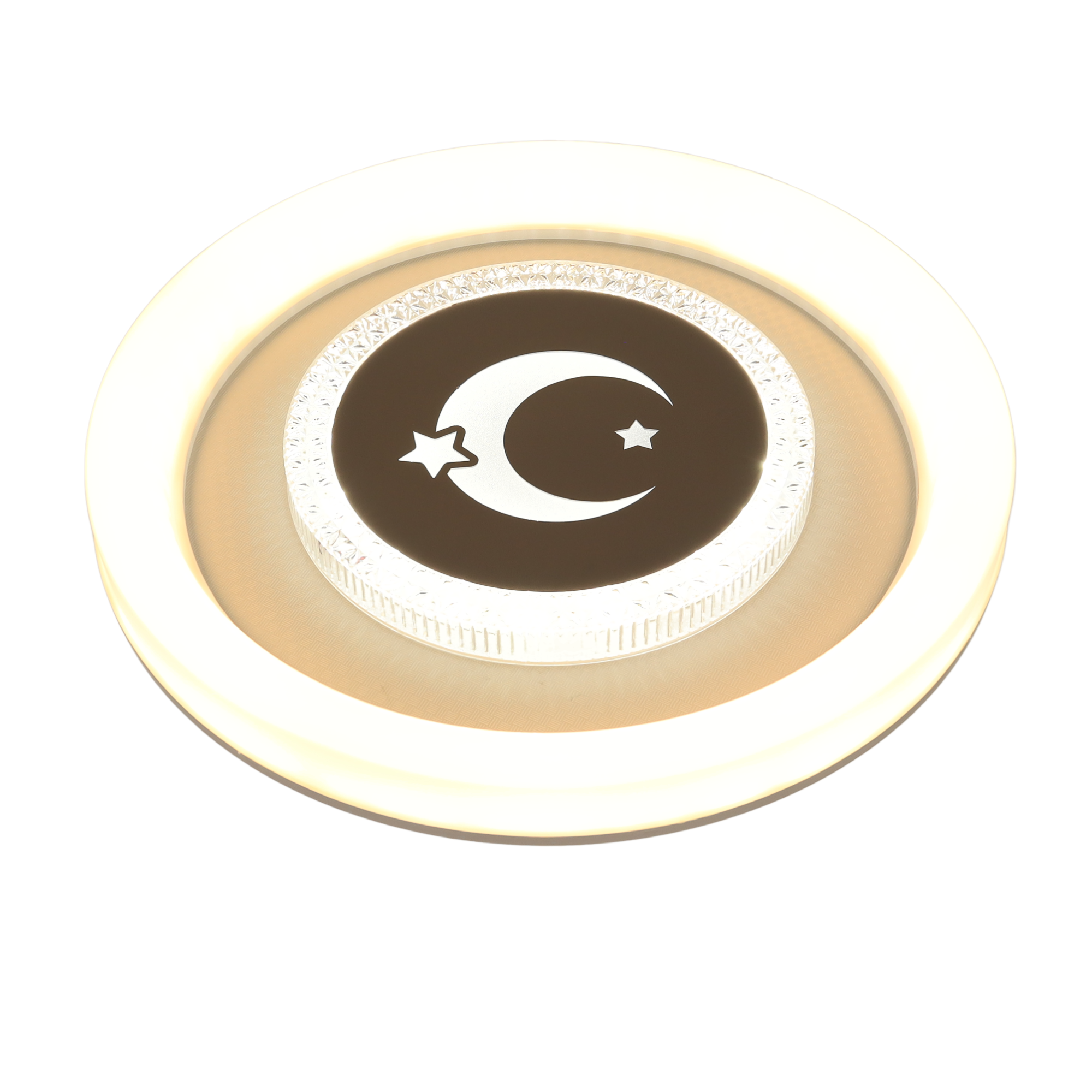 Luz de teto LED 96w (64w 4000k + 32w 6000k-3000k) luna cct Ø500mm