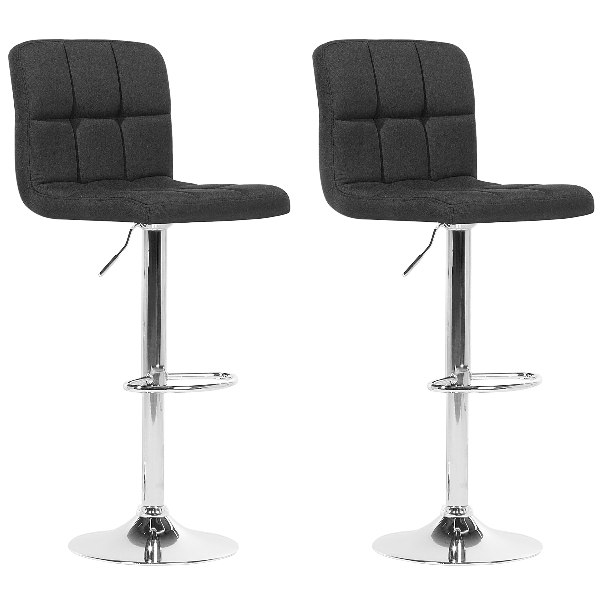 Conjunto de 2 bancos de bar marion preto