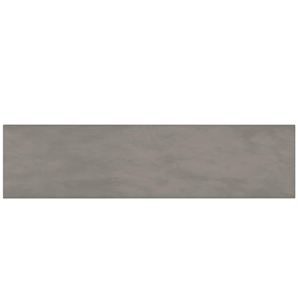 Painel de parede 12 pcs 60x15 cm veludo 1,08 m² cinza-claro
