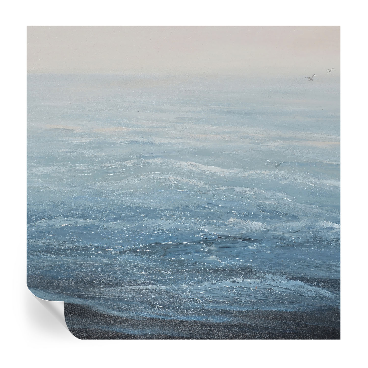 Papel parede adesivo o mar está calmo 250x250 tulup