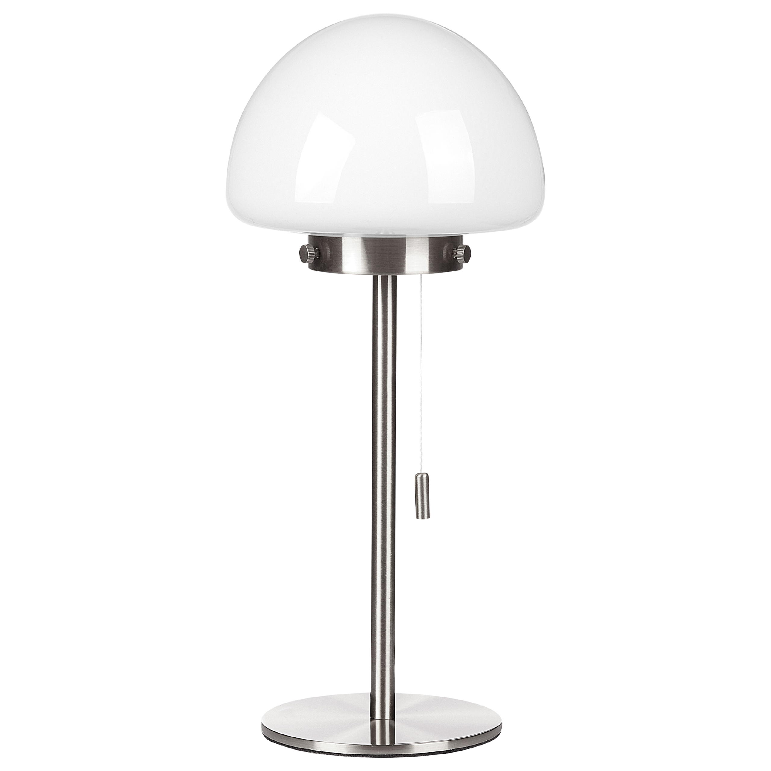 Candeeiro de mesa moruga metal prateado