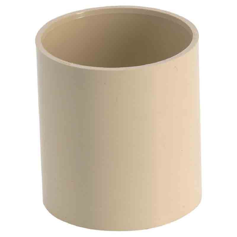 Raccorde PVC - girpi - manchão fêmea/fêmea - ø 80 mm - cor areia - exterior