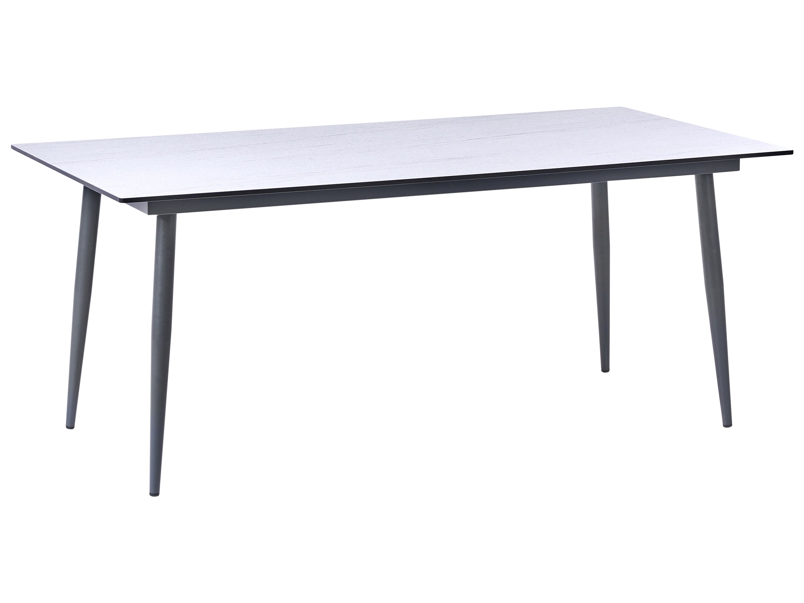 Mesa de jantar termolaminado de alta pressão (hpl) cinzento tolentino