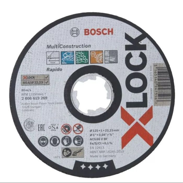 Acessórios Bosch 2608619269 disco de corte 125 mm 1 pc(s)