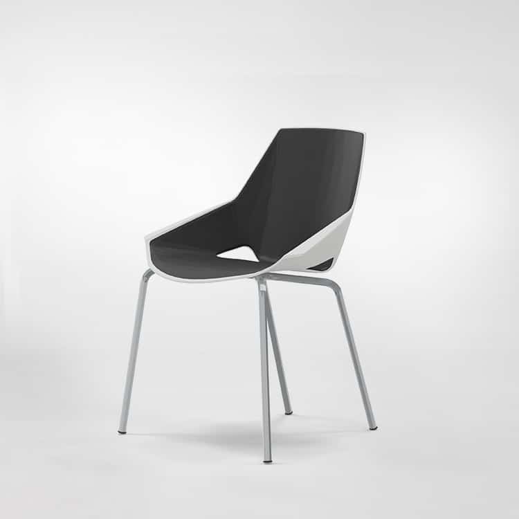 Actiu viva cadeira ergonómica white & black