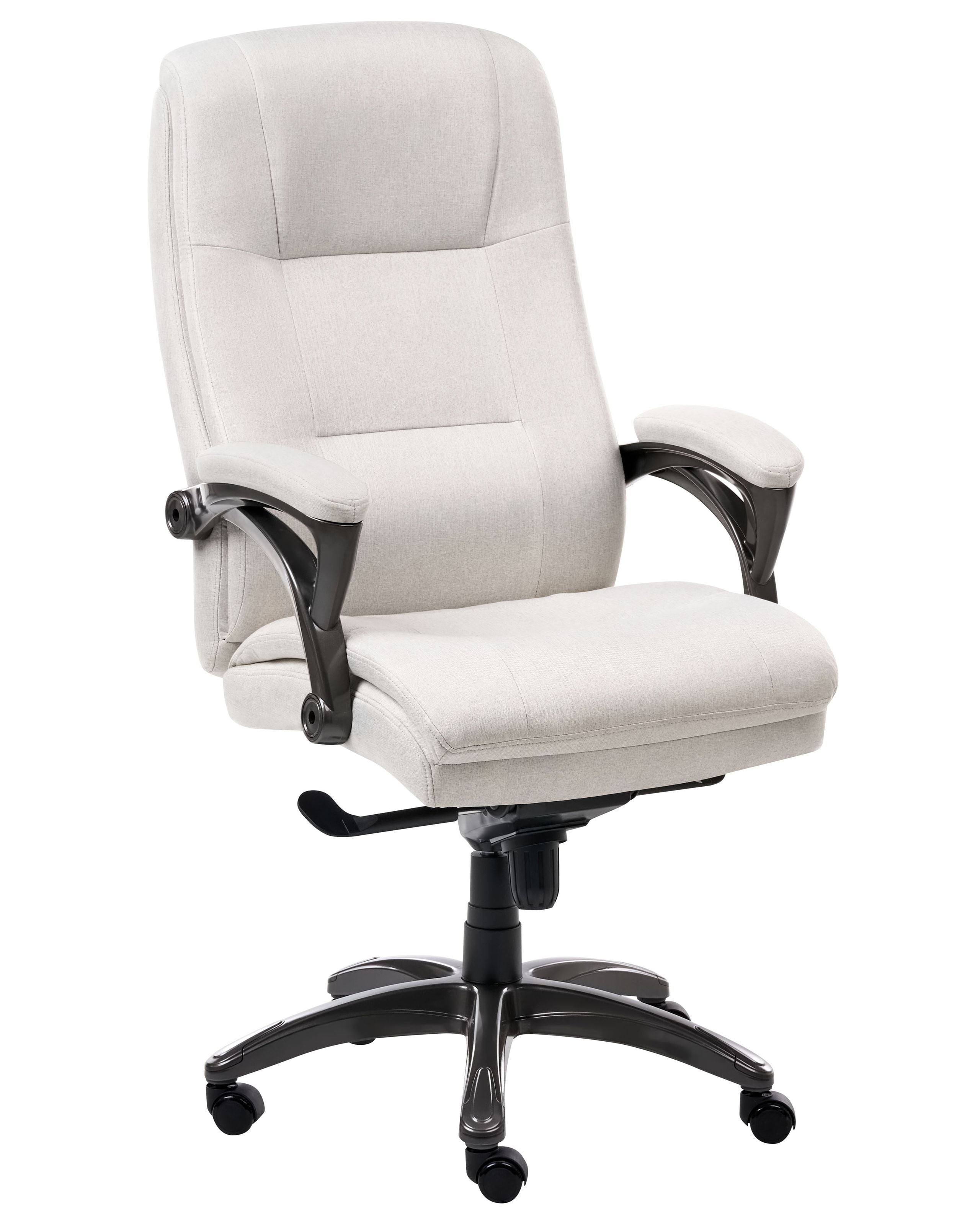 Cadeira executiva magnus linho creme claro