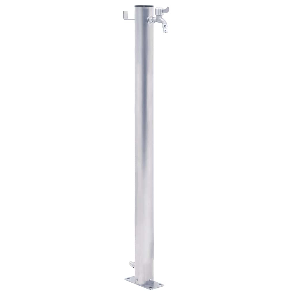 vidaXL fuente de agua para jardín acero inoxidable redonda 40 cm