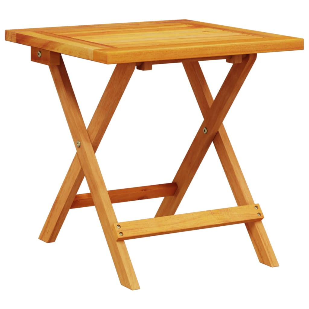 Mesa de apoio para jardim 40x40x40 cm madeira de acácia maciça