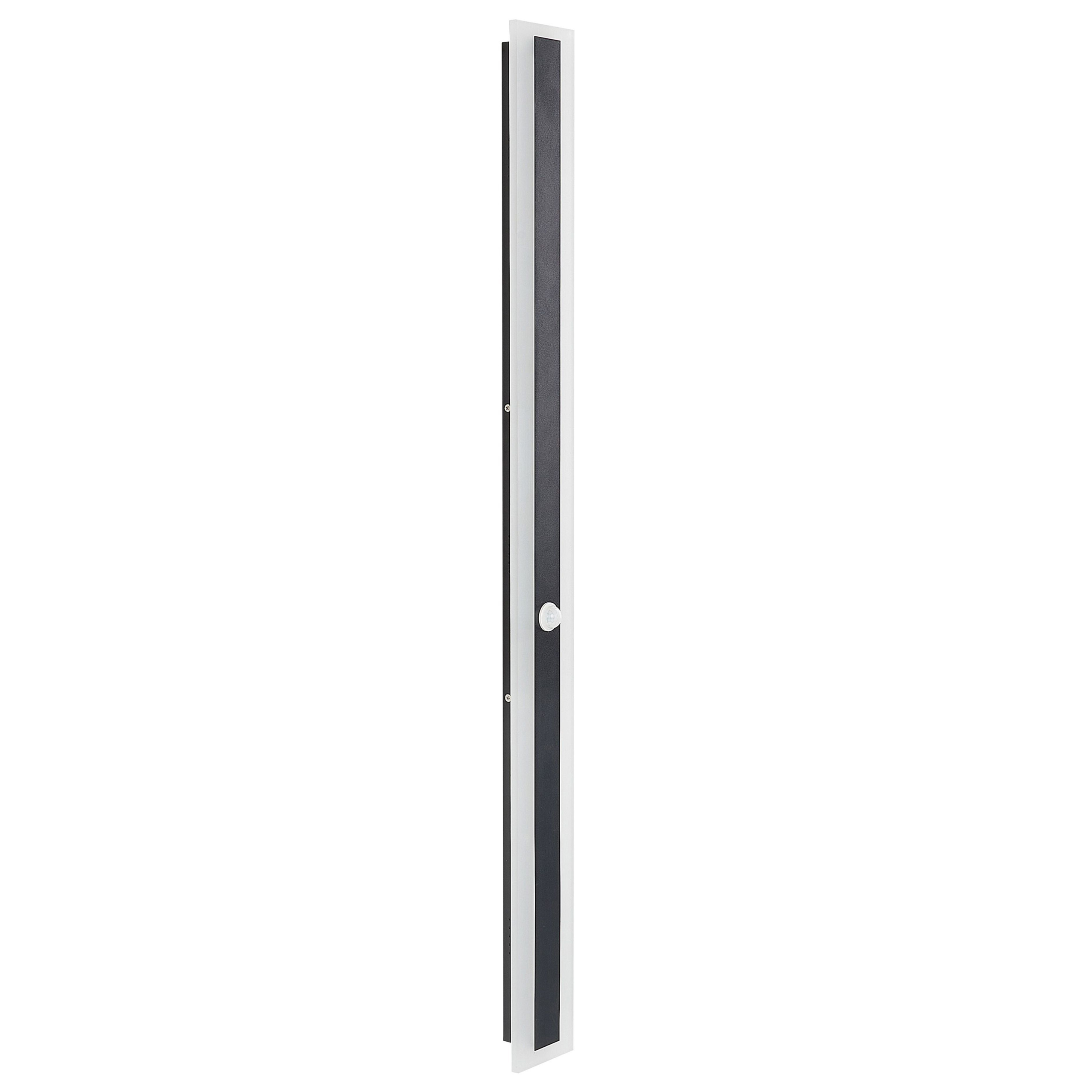Candeeiro de parede LED para exterior savane com sensor de movimento preto