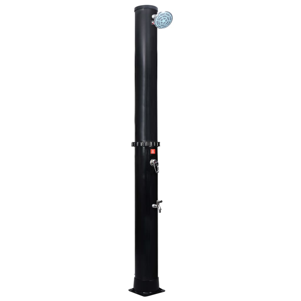 vidaXL chuveiro de jardim solar com chuveiro e torneira 40 l