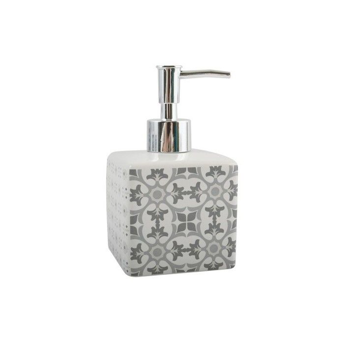 Dispenser de sabão - msv - évora - em cerâmica - 8 cm - capacidade 280ml -