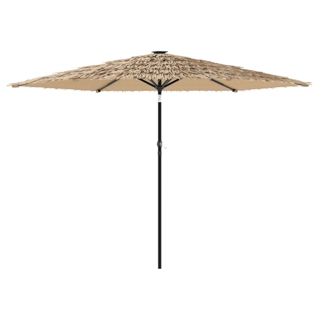 Parasol de jardim - helloshop26 - 288x288x225 cm - inclinável - LEDs integr