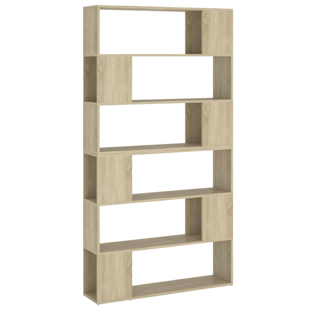 vidaXL estantería divisor de espacios color roble sonoma 100x24x188 cm