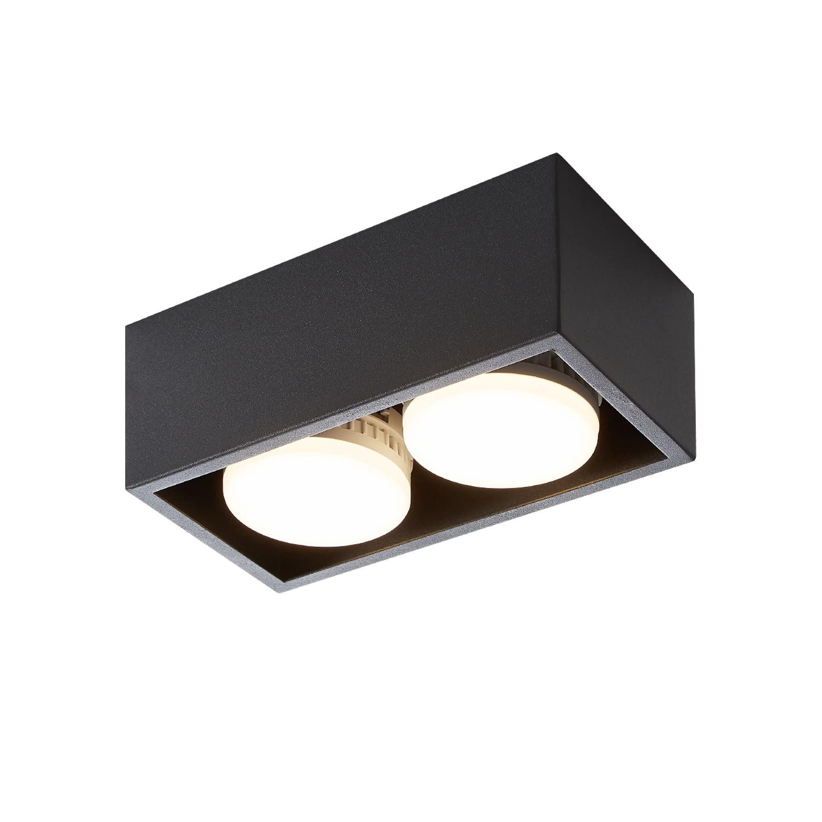 Nettlfe luminária de teto LED preto 20x10