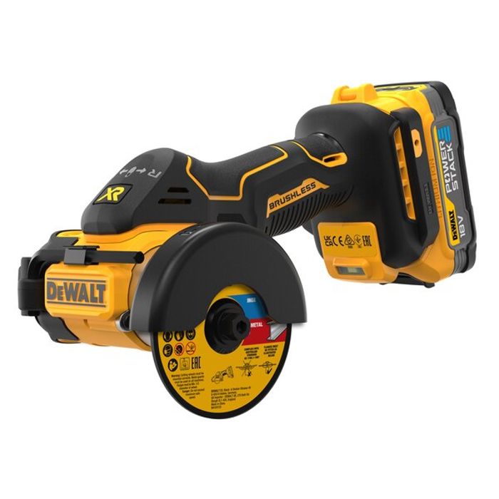 Moedor 76 mm xr 18v 1.7ah li-ion sem escova Dewalt - dcs438e2t-qw