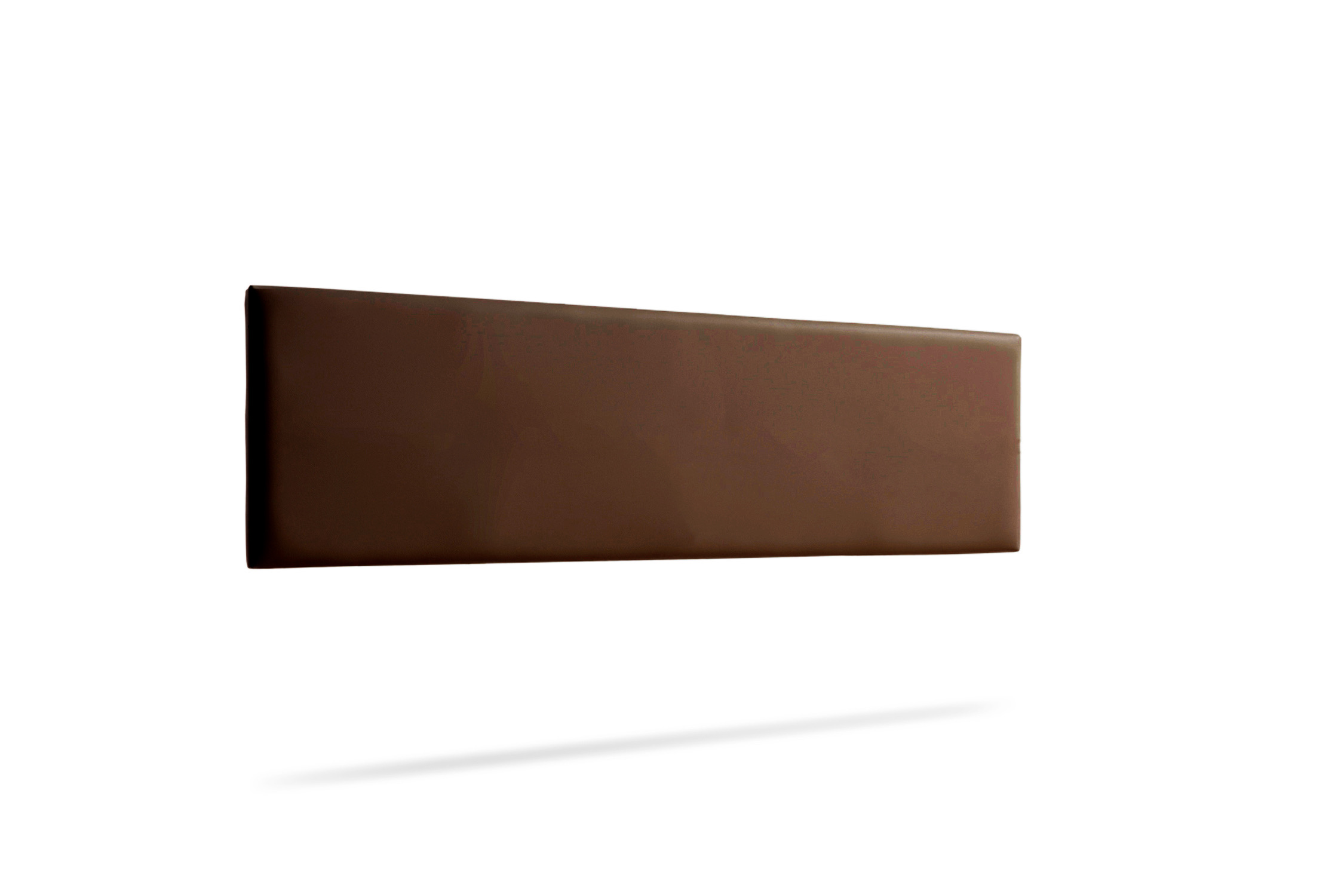 Cabeceira estofada nova pele sintética 100x50x5 cm - moonia
