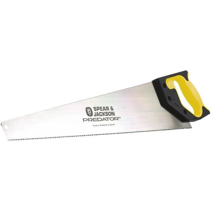 Serrote de poda com triplo afiação - aço - amarelo - 559 mm