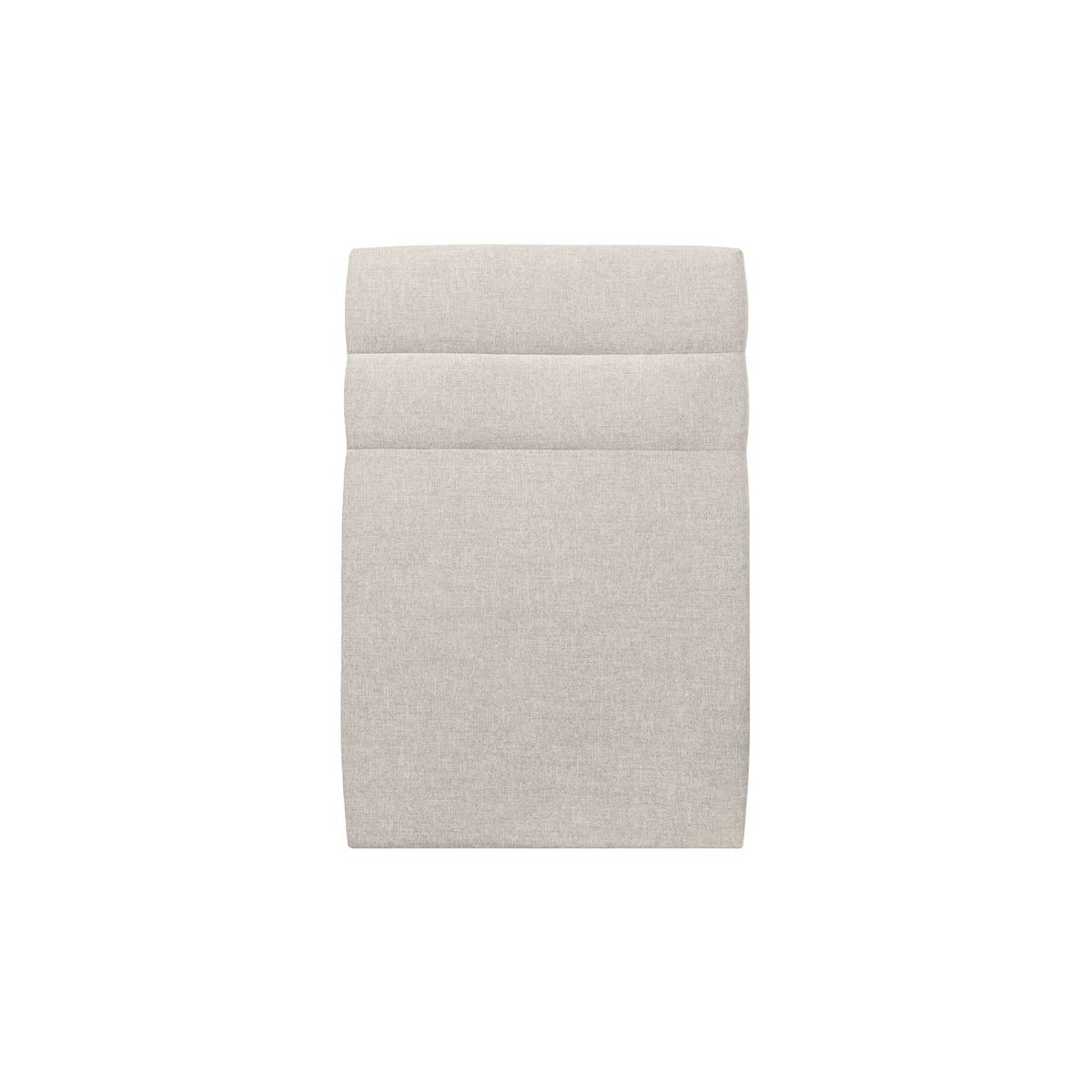 Cabeceira 90 cm lignes - tecido tela fosca beige clair - bege claro