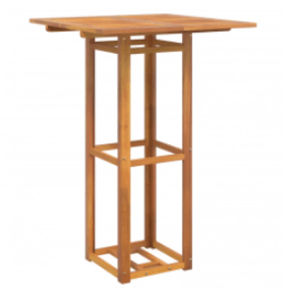 Mesa de bistrô 75x75x110 cm madeira de acácia maciça
