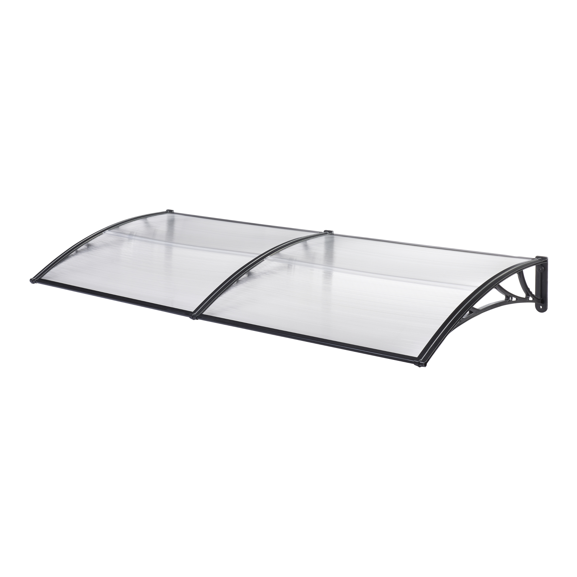 Toldo exterior mellerud para portas transparente 200x100 cm