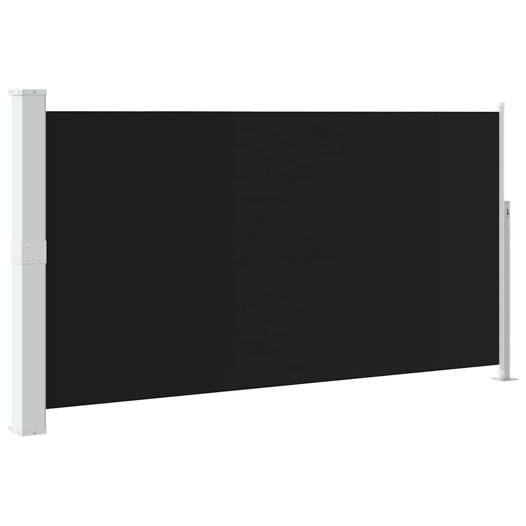 Toldo lateral para pátio/terraço 160 x 300 cm preto