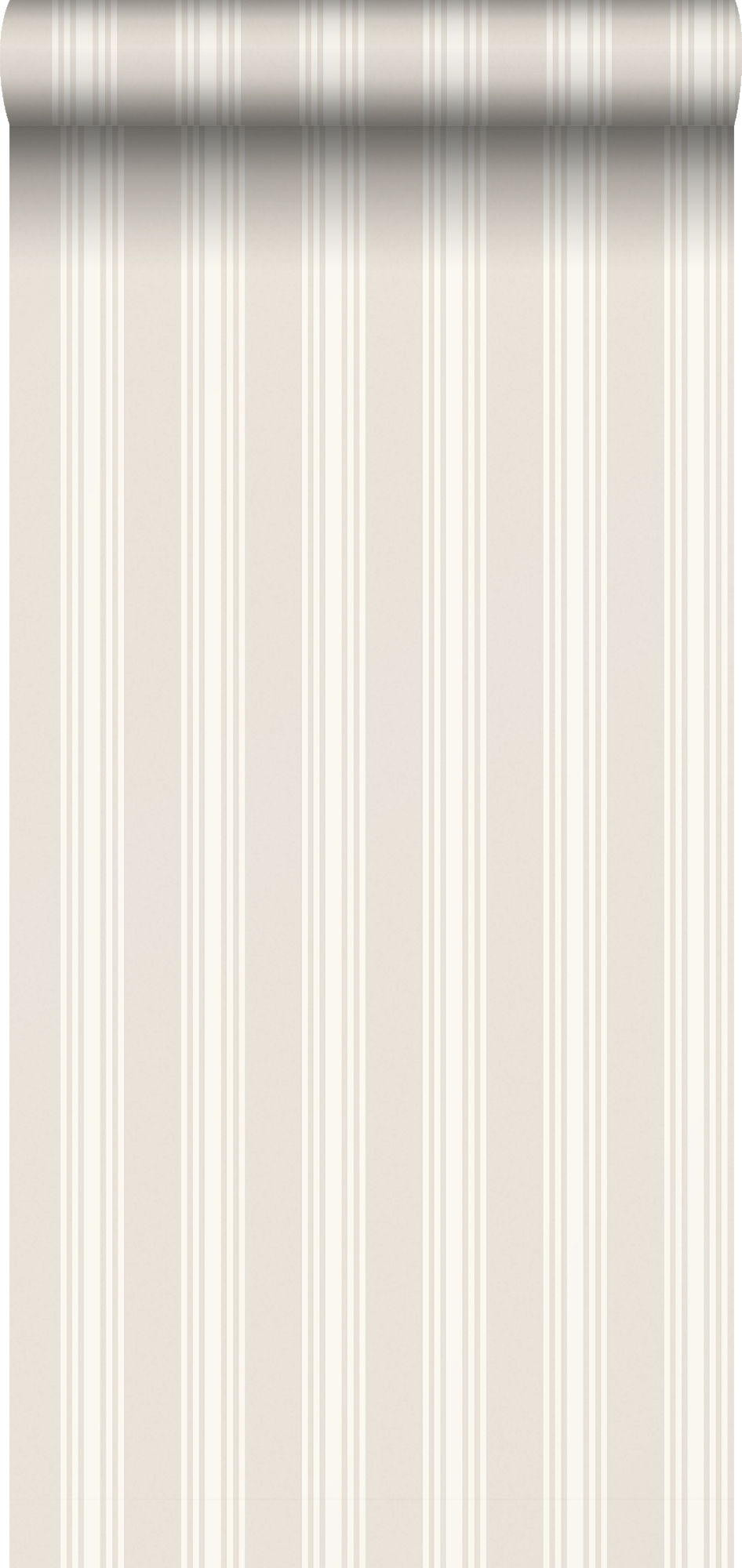 Borastapeter papel de parede riscas bege - 53 cm x 10.05 m - 662657