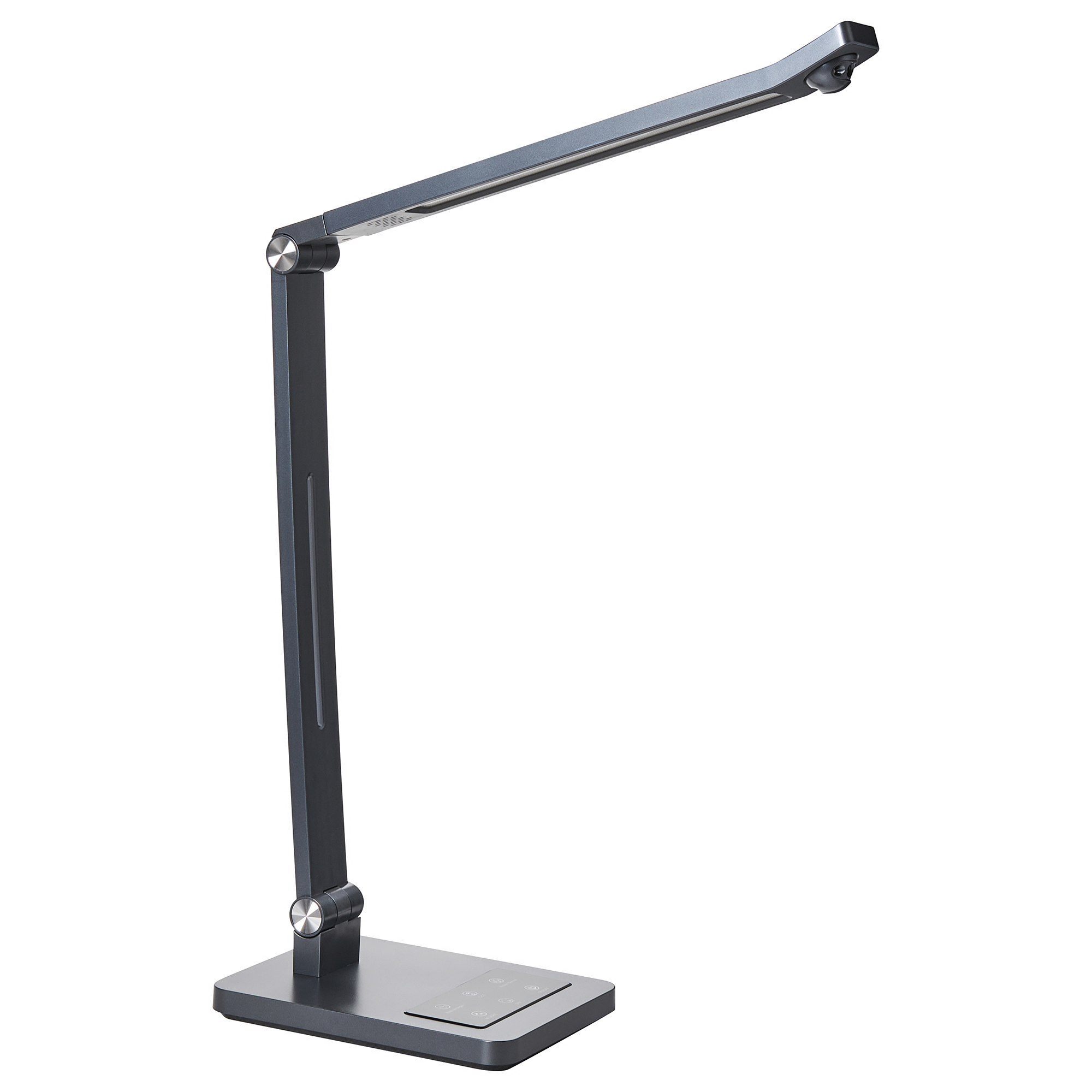 Candeeiro de secretária LED lepus com sensor de movimento cinzento escuro